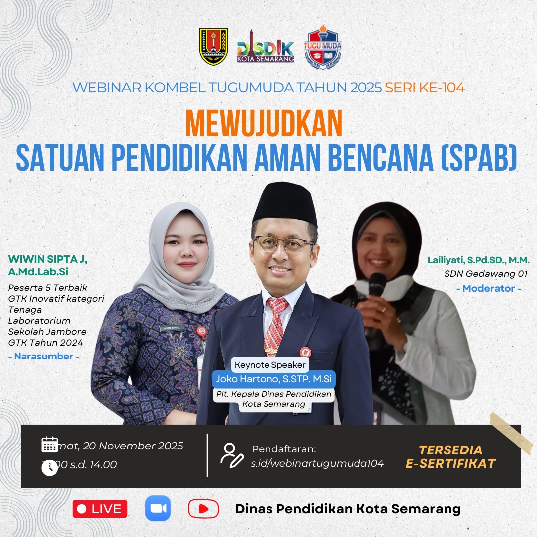 WEBINAR KOMUNITAS BELAJAR TUGUMUDA SERI KE-104